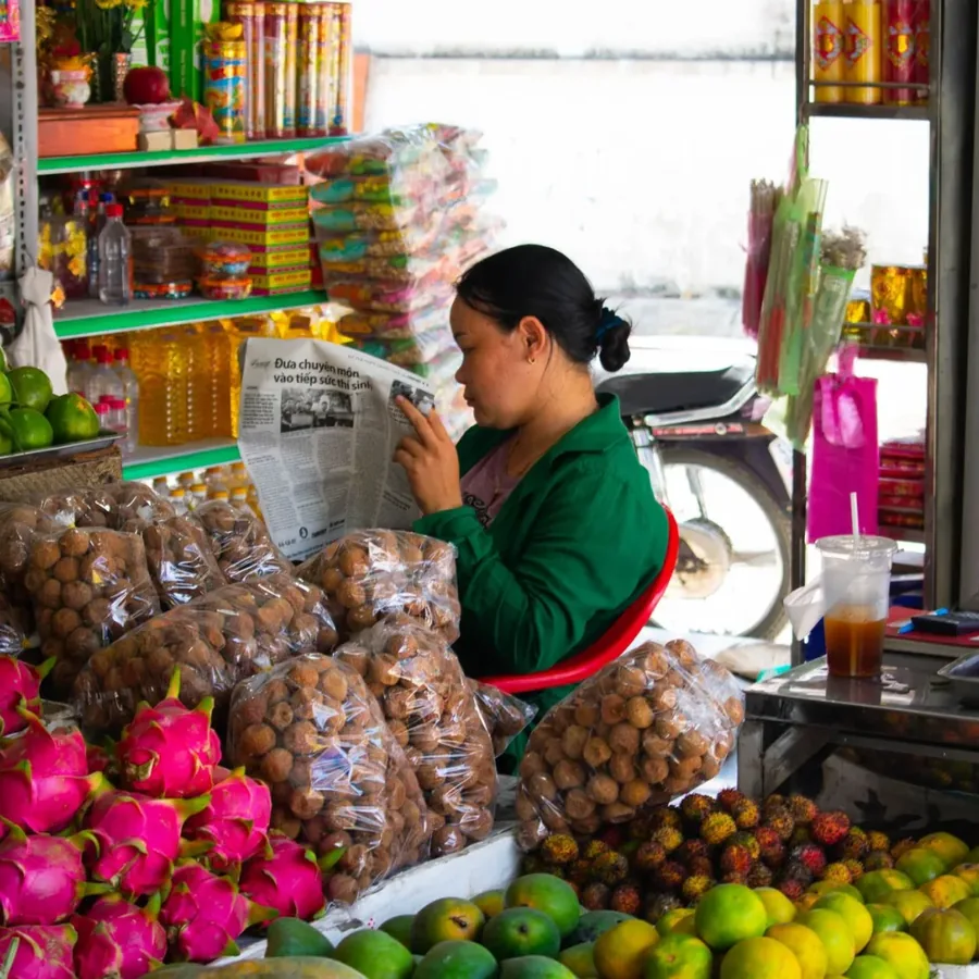 Khu đồ khô, gia vị
